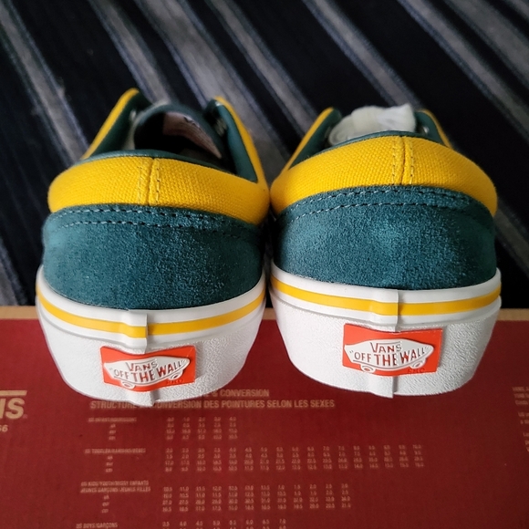 Vans Era Pro Prime Colorblock Women 9 Skate Shoe Yellow Blue VNOA347LOV1… - Picture 6 of 8